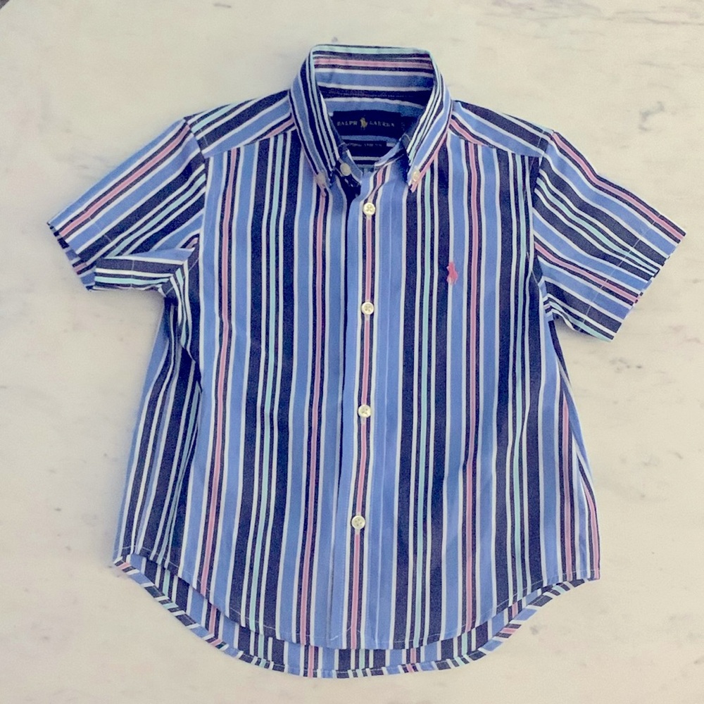 Ralph Lauren short sleeve boys button down